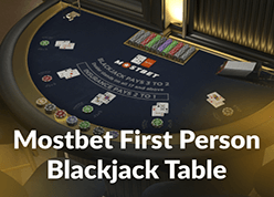 Mostbet First Person Blackjack