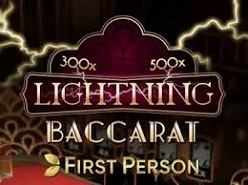 First Person Lightning Baccarat